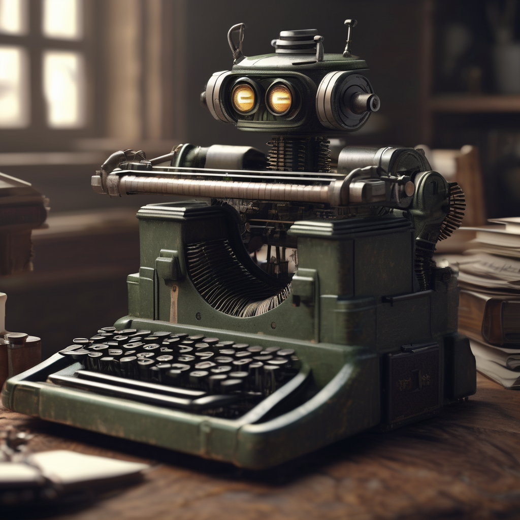 robot typewriter